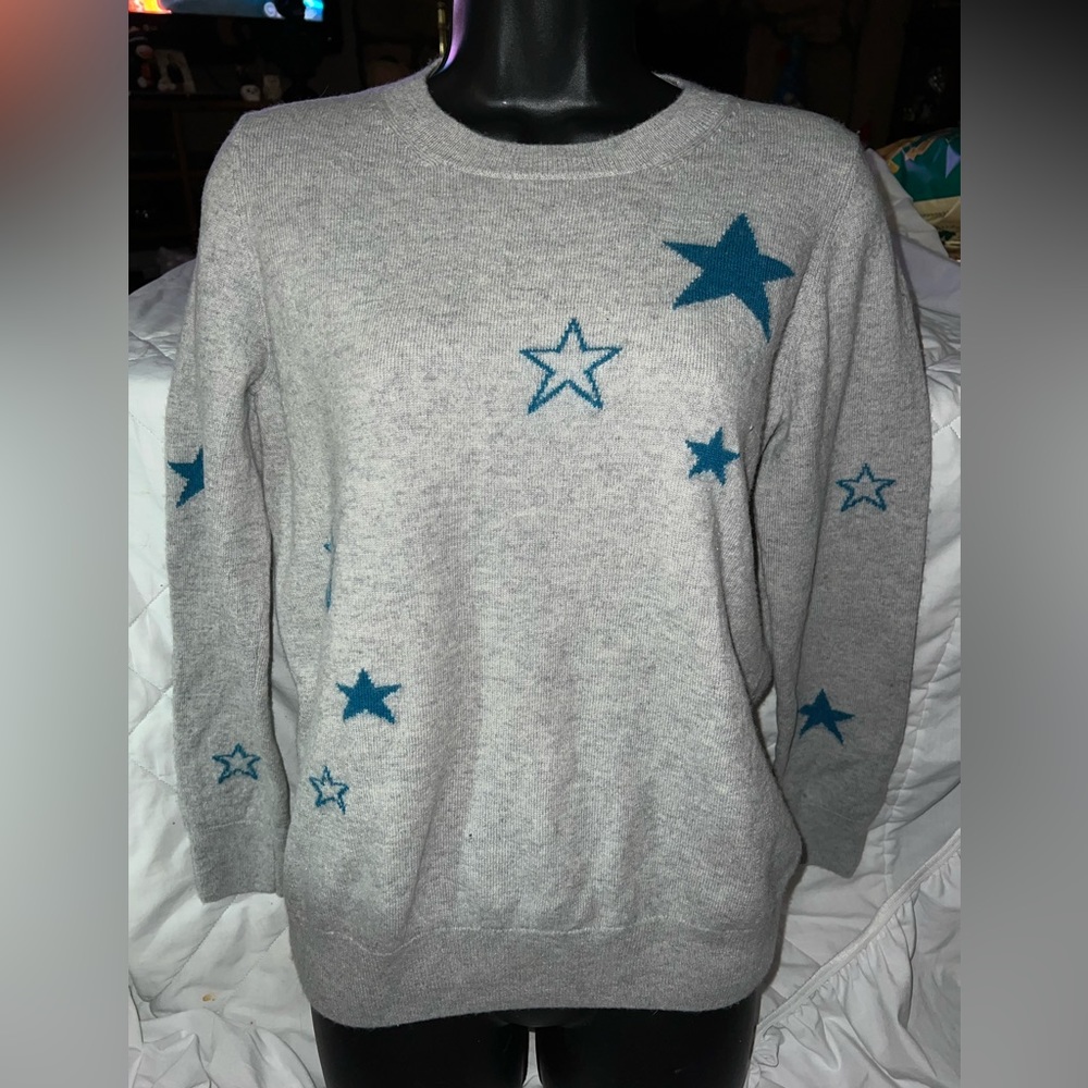 Hobbs Samira Wool Cashmere Star Jumper Worn On Call Me Kat
